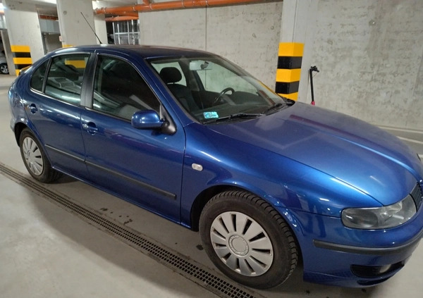 Seat Leon cena 6900 przebieg: 182400, rok produkcji 2003 z Łódź małe 67